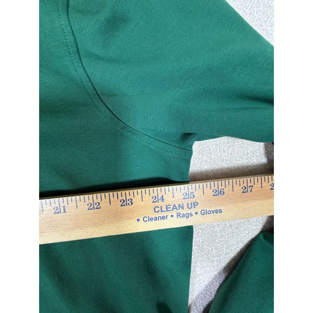 POLO Ralph Lauren Men 2XL Green Cuffed Long Sleeve Preppy Polo Shirt Casual